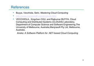 Aneka Framework
4
Fig. Aneka Framework Overview
 