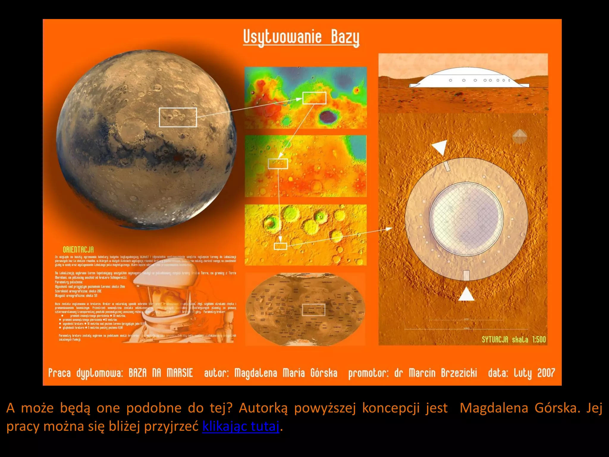A może będą one podobne do tej? Autorką powyższej koncepcji jest Magdalena Górska. Jej
pracy można się bliżej przyjrzed klikając tutaj.
 
