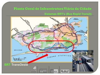 Planta Geral de Infraestrutura Viária da Cidade
                       Sistemas BRT’s (Bus Rapid Transit)




BRT TransOeste
 