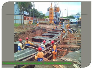 TransCarioca: Formas para a mureta guia - Mergulhão Cidade da Música
 