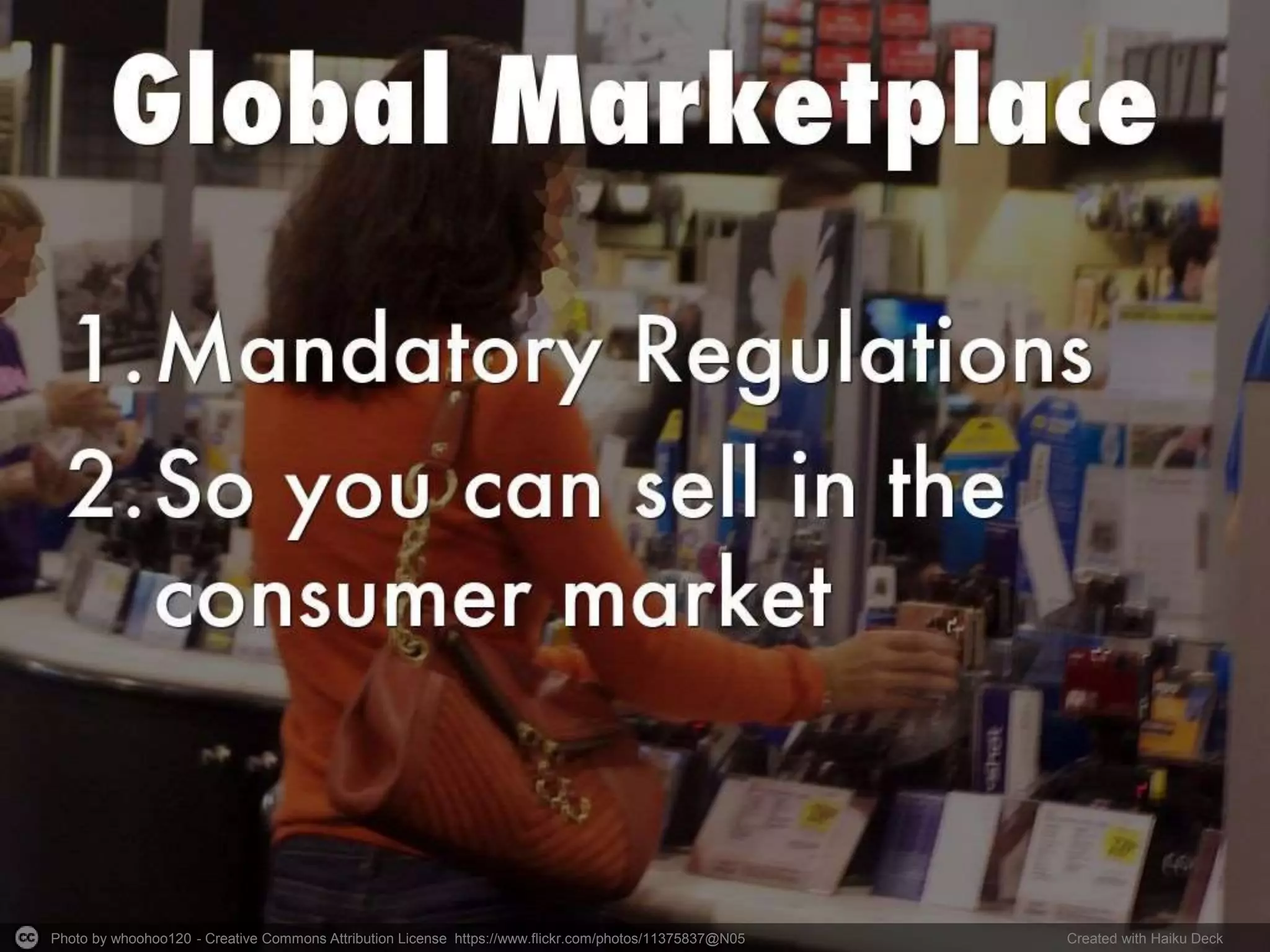 Photo by whoohoo120 - Creative Commons Attribution License https://www.flickr.com/photos/11375837@N05 Created with Haiku Deck
 