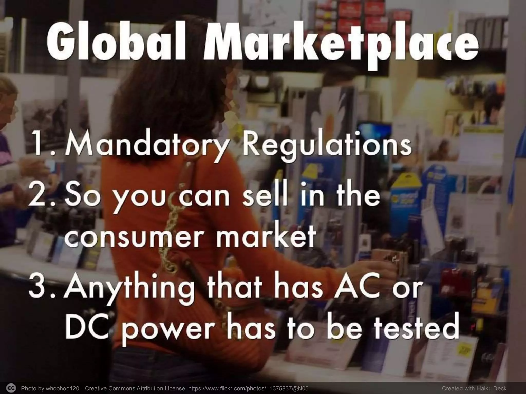 Photo by whoohoo120 - Creative Commons Attribution License https://www.flickr.com/photos/11375837@N05 Created with Haiku Deck
 