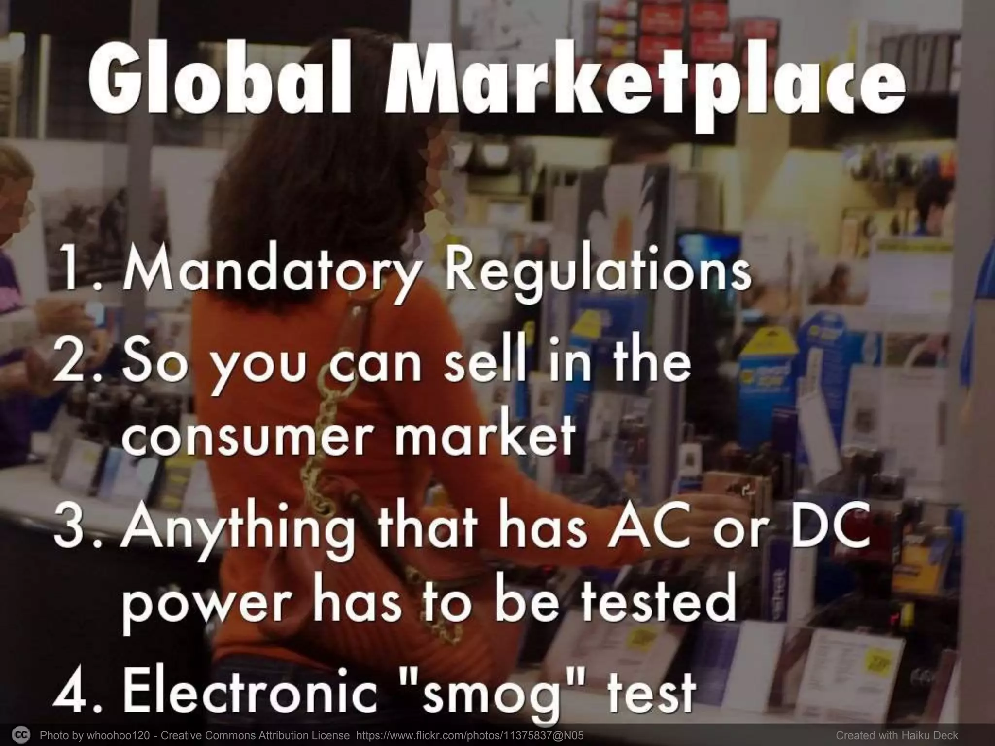 Photo by whoohoo120 - Creative Commons Attribution License https://www.flickr.com/photos/11375837@N05 Created with Haiku Deck
 