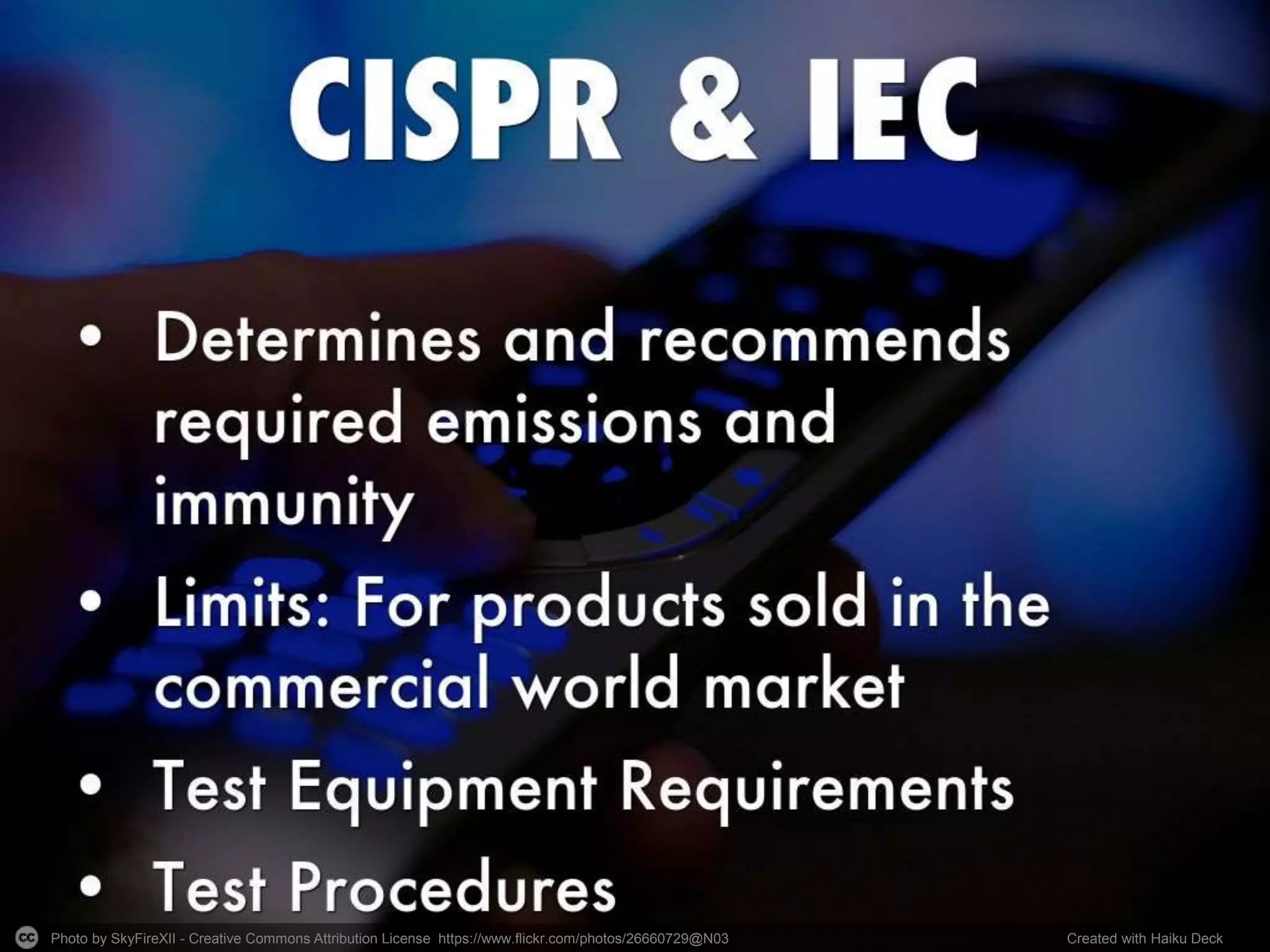 Photo by SkyFireXII - Creative Commons Attribution License https://www.flickr.com/photos/26660729@N03 Created with Haiku Deck
 