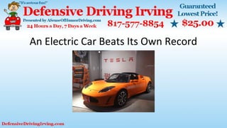 An Electric Car Beats Its Own Record
 