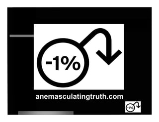 An Emasculating Truth - A Short Presentation About the end of Mankind As We Know It.