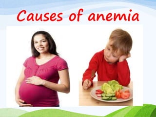 Causes of anemia
 