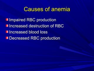 Anemia | PPT