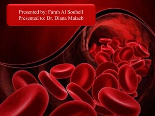 Presented by: Farah Al Souheil
Presented to: Dr. Diana Malaeb
 