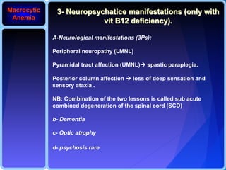 Anemia.ppt presentation for General medicine | PPT