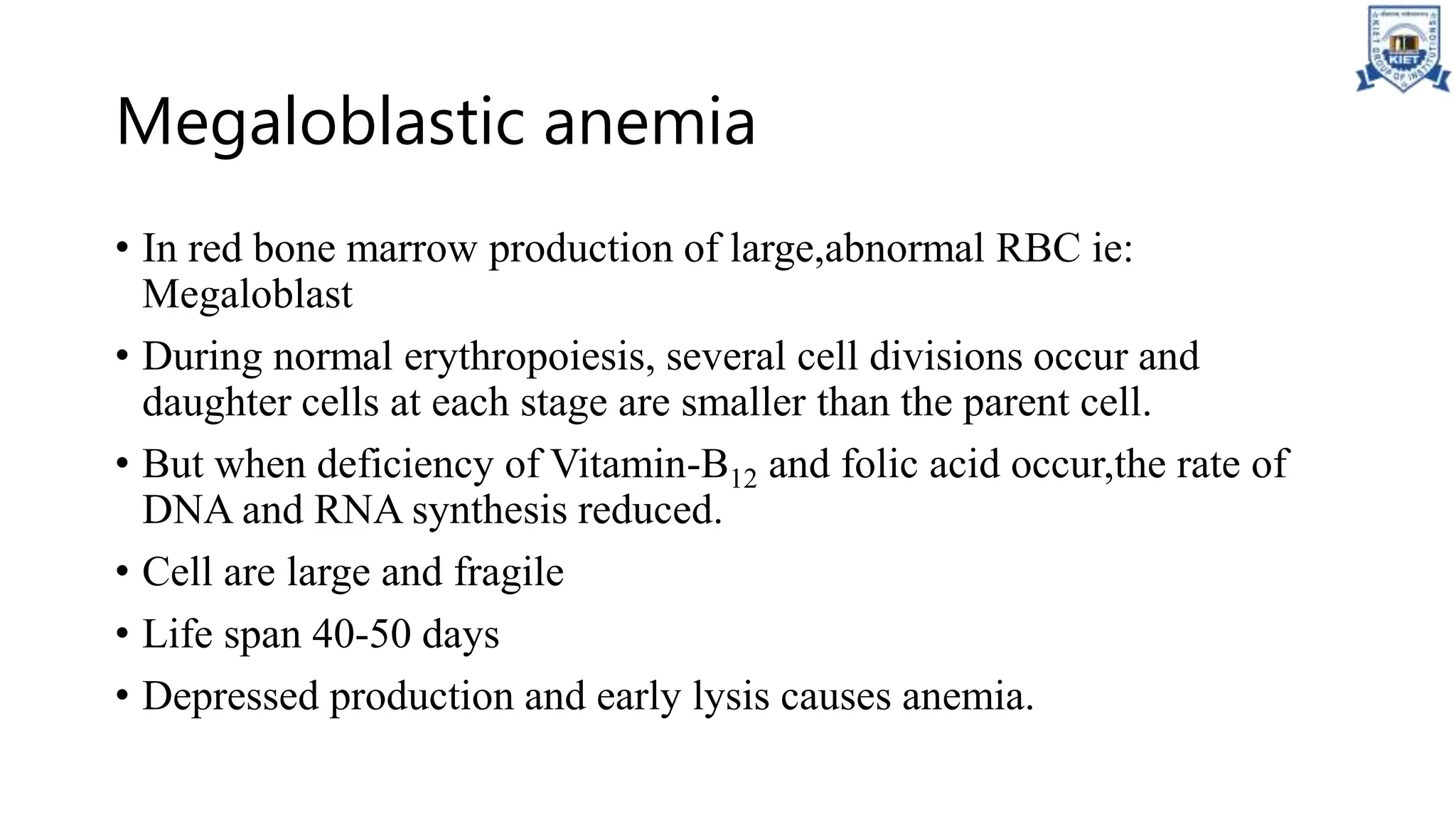 ANEAMIA DISEASE PHYSIOLOGY AND TREATMENT | PPT