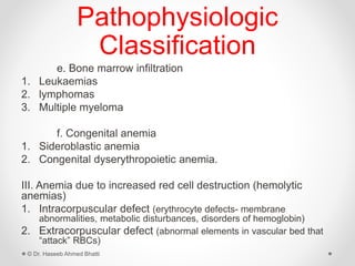 Intracorpuscular Defect Anemia basic and approach | PPTX