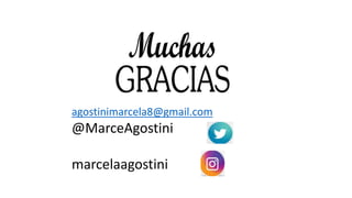 agostinimarcela8@gmail.com
@MarceAgostini
marcelaagostini
 