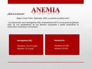 Anemia Drepanocítica Presentacion, que es | PDF