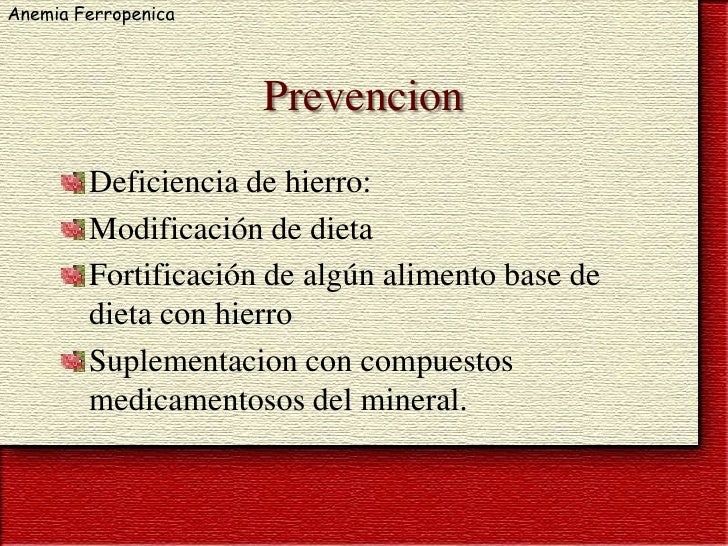 Anemia En El Embarazo Ppt