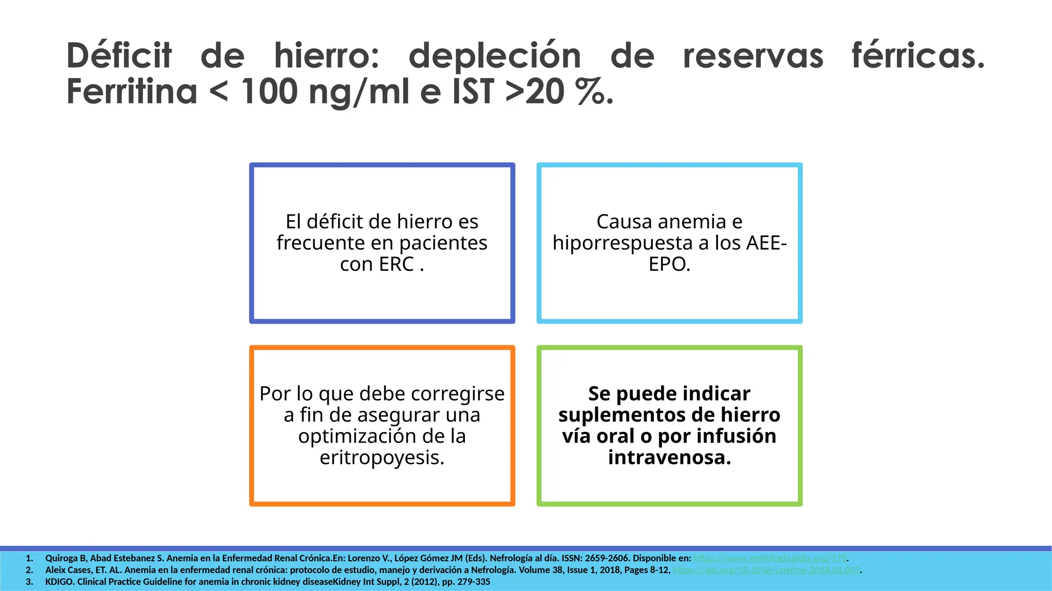 ANEMIA ENENFERMEDAD RENAL CRONICA KDIGO ERC | PPT