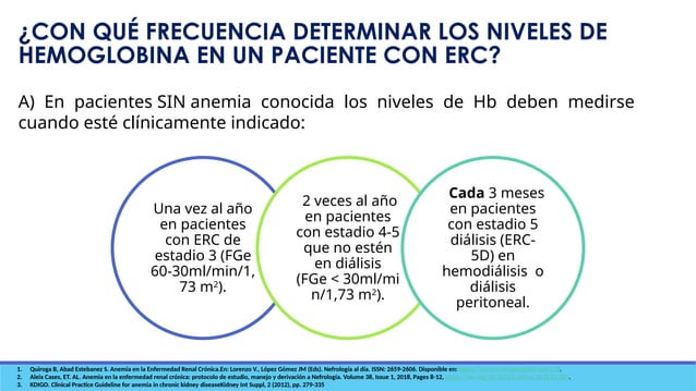 ANEMIA ENENFERMEDAD RENAL CRONICA KDIGO ERC | PPT