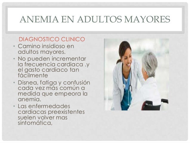 Anemia en personas tercera edad