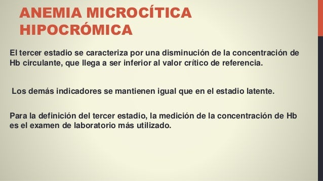 Anemia ferropénica