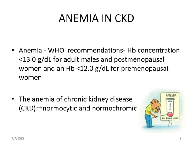 Anemia in ckd | PPT
