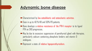 Management of Anemia in ckd and mineral bone diseases | PDF