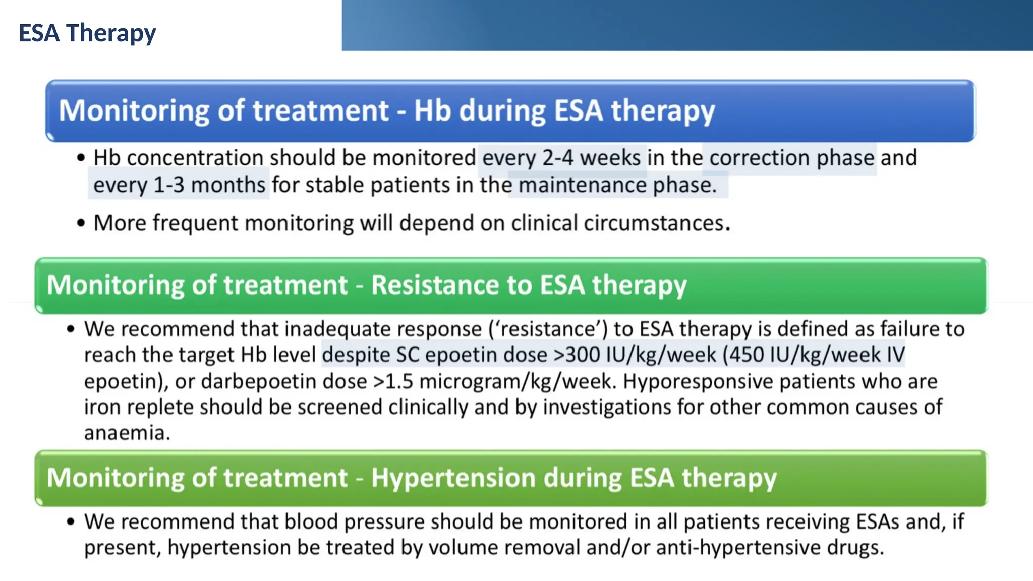 Anemia in CKD Treatment Guidelines kdigo | PPTX