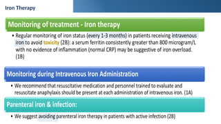 Anemia in CKD Treatment Guidelines kdigo | PPTX