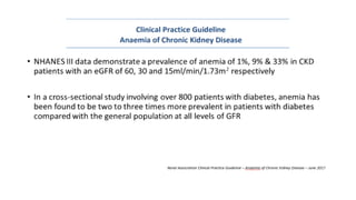 Anemia in CKD Treatment Guidelines kdigo | PPTX