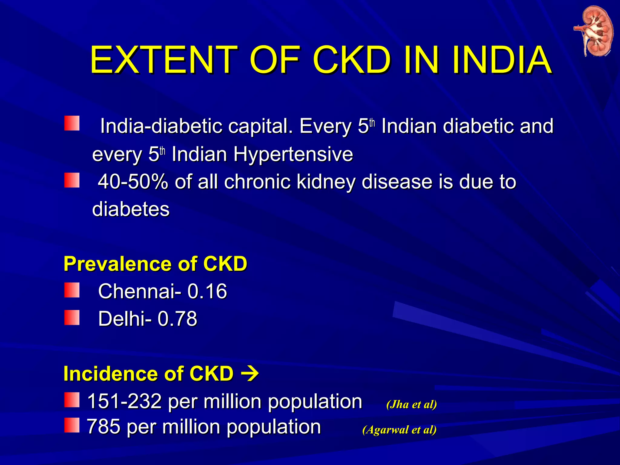 Anemia Indian scenario In Chronic Kidney Disease Patients | PPT