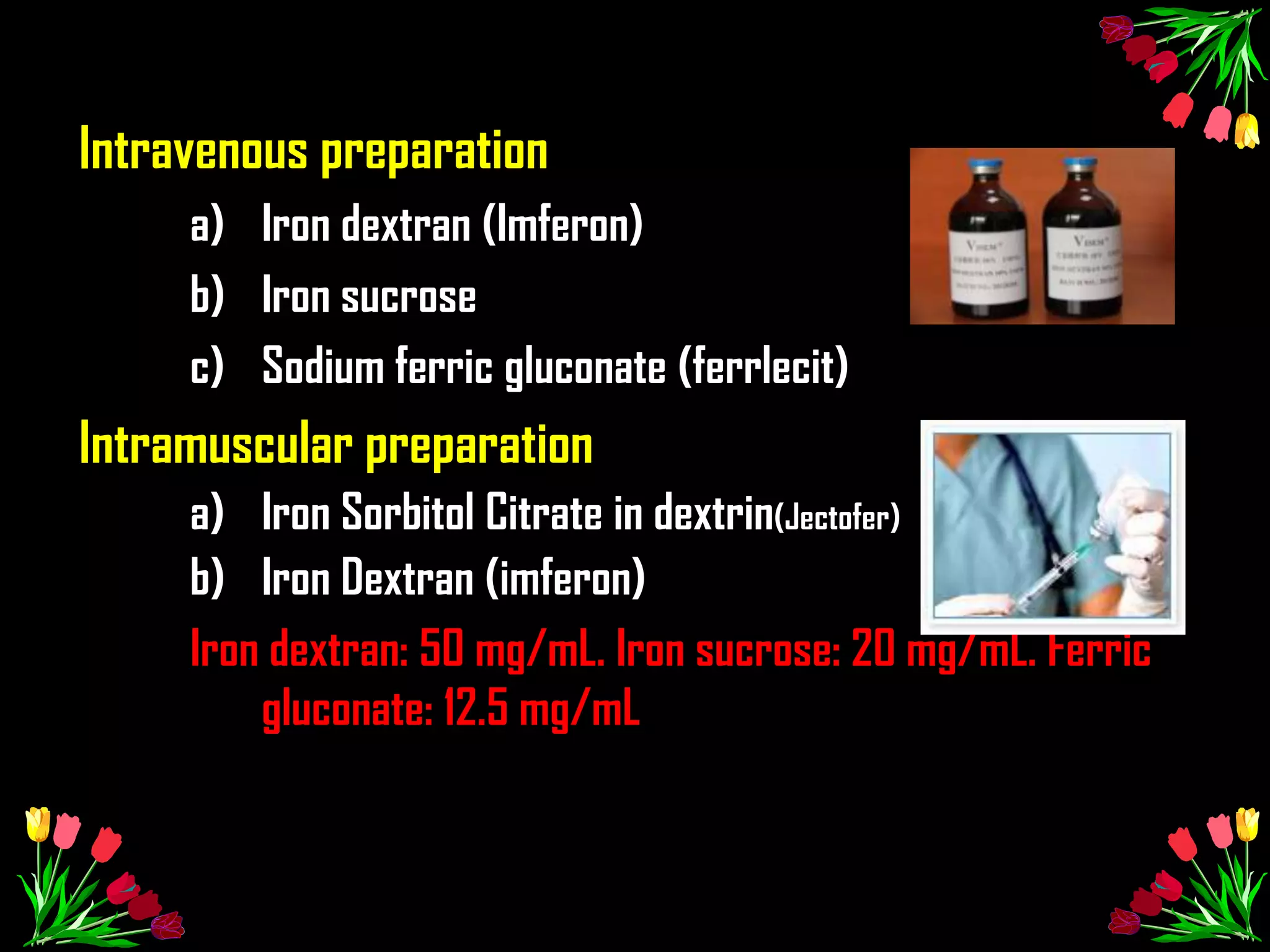Anemia in pregnancy &role of parenteral iron therapy | PPT