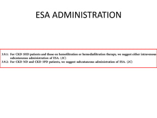 ESA ADMINISTRATION
 