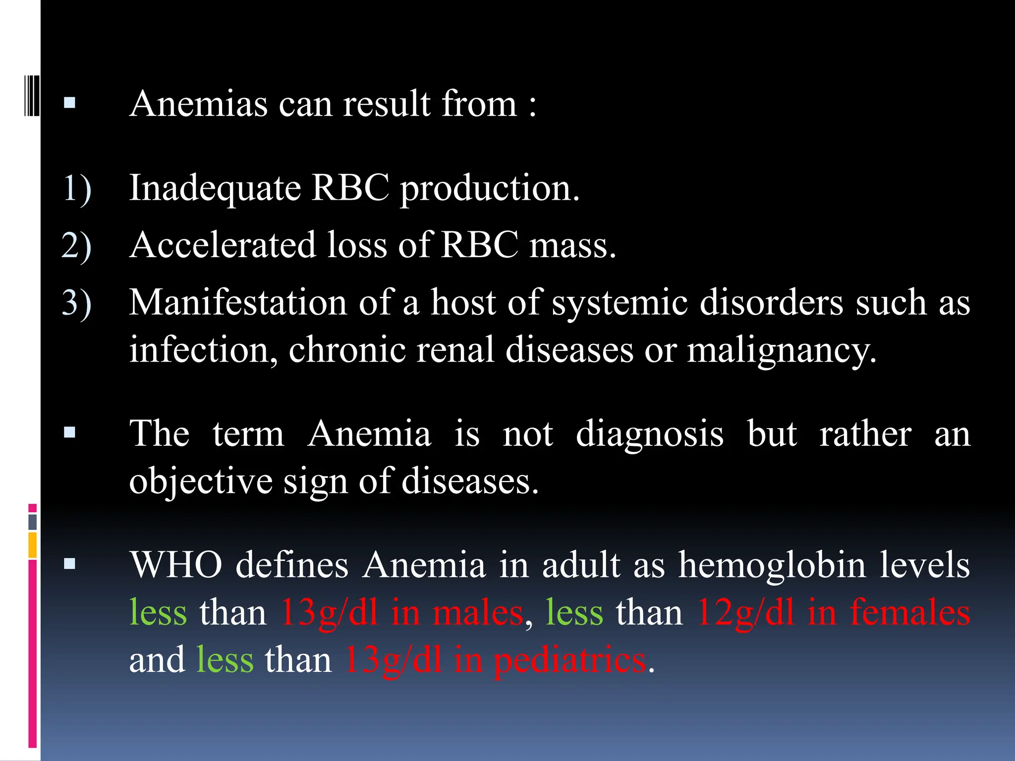 Anemia, Pharmacotherapeutics, PharmD, RGUHS | PPT