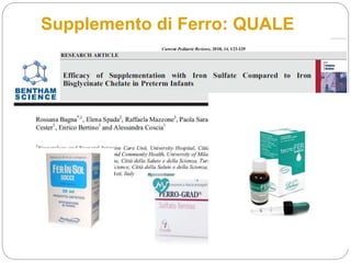 Supplemento di Ferro: QUALE
 