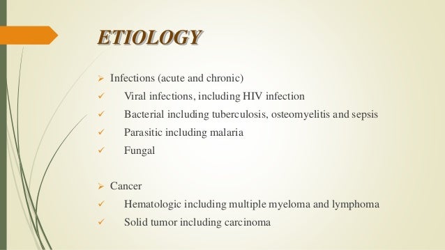 Anemia of chronic disease