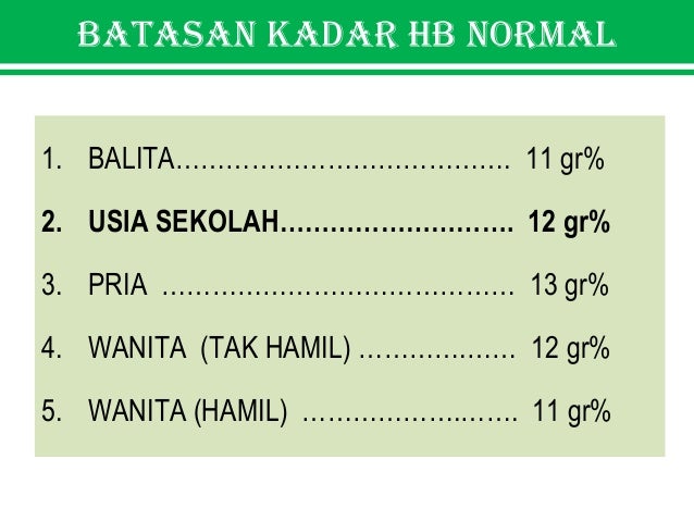 Anemia Pada Rematri