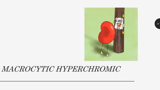 MACROCYTIC HYPERCHROMIC
39
 