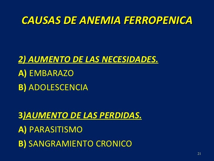 Anemias