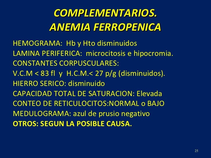 Anemias