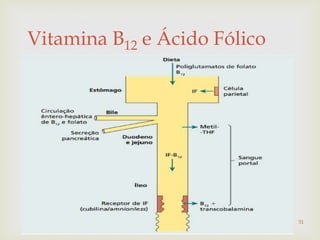 
Vitamina B12 e Ácido Fólico
51
 