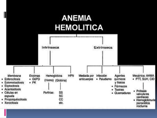 ANEMIA
HEMOLITICA
 