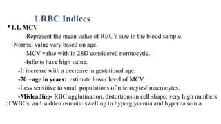 Sample Rbco Anemia seminar final prevention types based on age | PPTX