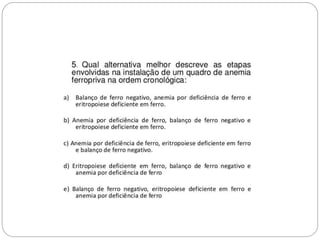 Anemias na infância