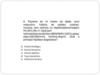 Anemias na infância