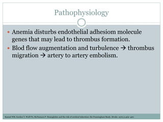 Anemia and Stroke | PPTX