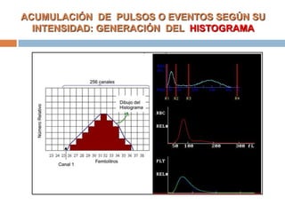 ACUMULACIÓN DE PULSOS O EVENTOS SEGÚN SU
INTENSIDAD: GENERACIÓN DEL HISTOGRAMA
 
