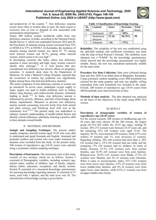 Anaemia among women in Karnataka, India. | PDF