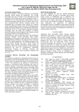 Anaemia among women in Karnataka, India. | PDF