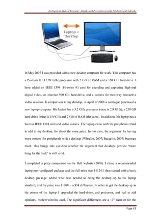 An empirical study of consumer attitudes and perception towards notebooks and netbooks