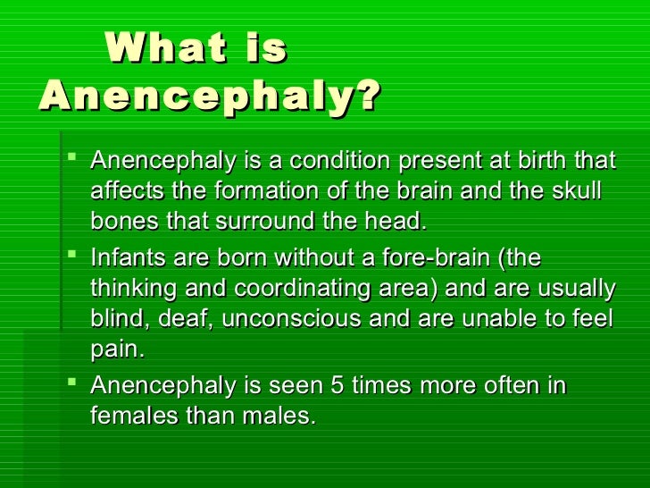 Anencephaly ppt