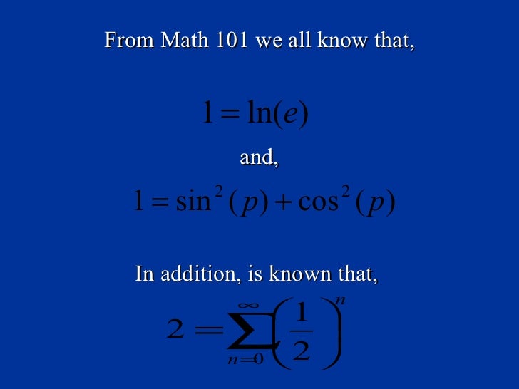 An engineer 1+1=2 Slide 2